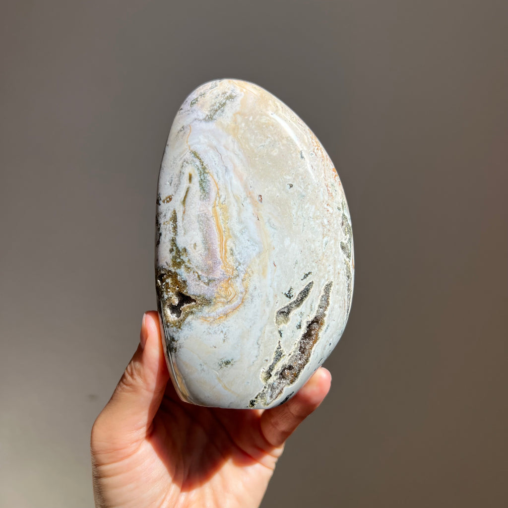 Orbicular Ocean Jasper Freeform