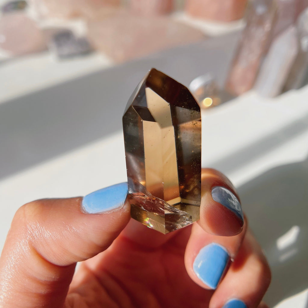 Natural Smoky Citrine Point